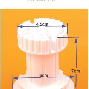 Πόδι επίπλων - κουζίνας 7cm