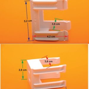 Πόδια επίπλων - Φουρκέτα για ξύλινη μπάζα