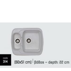 Νεροχύτης Γρανίτης συνθετικός