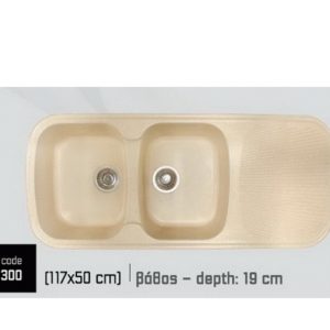 Νεροχύτης γρανίτης συνθετικός