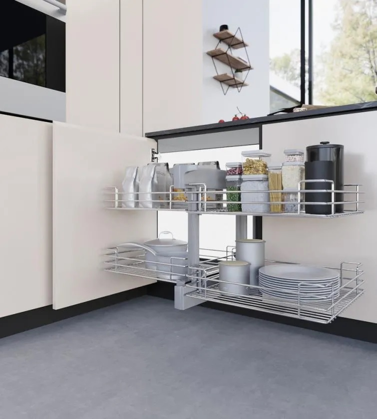 INOXA COMPACT 45-60 Μηχανισμός για τυφλά ντουλάπια ολικής εξαγωγής.