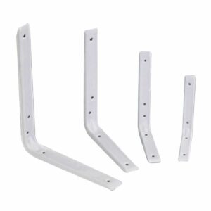 Γωνία για στήριξη ραφιων στο τοίχο σε χρ΄ψμα λευκό