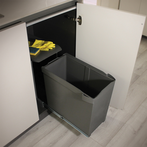 Κάδος συρόμενος ανθρακί