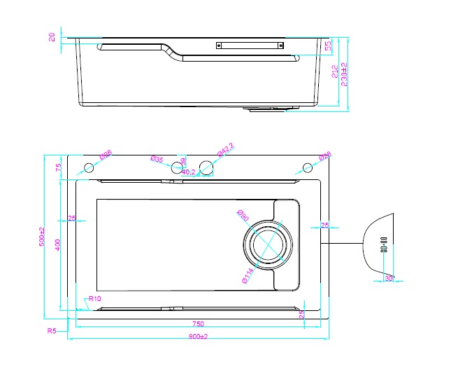 ΣΧΕΔΙΟ ΝΕΡΟΧΥΤΗ 304 ΜΕ ΜΠΑΤΑΡΙΑ