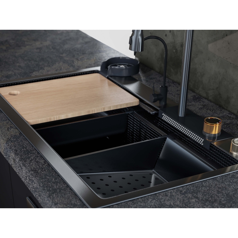 ΙΝΟΧ 108045 80x45cm-multi-black-komple-me-aytomath-balbida.